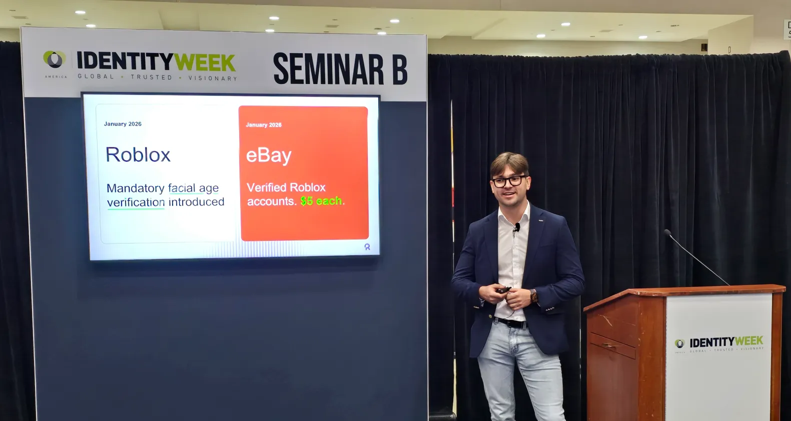 Regula’s Solutions Architect Igor Zhdanko - Identity Week America 2026 - age assurance